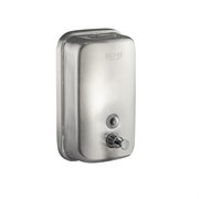 Дозатор для жидкого мыла 1000 мл, настенный, с глазком, из нержавеющей стали марки SUS 304, цвет САТИН. 616