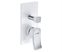 Смеситель для ванны и душа (Aller 1060 WHITE) 10641W 10641W