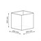 Glan WB-661-S Плетеная корзина для белья WB-661-S