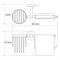Rhein K-6259 Держатель туалетной бумаги и освежителя K-6259