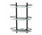 K-3133BLACK Полка стеклянная тройная K-3133B