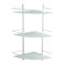 K-3133WHITE Полка стеклянная тройная K-3133W