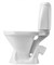 РИМИНИ Унитаз-компакт (эконом: 2-реж полипроп) 1.WH50.1.523