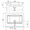 ЭЛИНА Умывальник 60 см 1.WH50.1.606