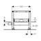 Инсталляция Geberit Duofix для душевых систем, 50 см, с водоотводом в стене, высота стяжки для напольного стока 90–200 мм 111.591.00.1
