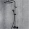 HG Vernis Shape Showerpipe 240 термостатическая душевая система матовый черный 26427670
