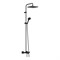 HG Vernis Shape Showerpipe 240 термостатическая душевая система, матовый черный 26900670 - фото 49219