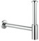 Сифон 1 1/4" из латуни для раковины, хром 28912000 - фото 49771