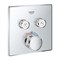 Grohtherm SmartControl Внешняя часть термостатического смесителя на 2 выхода, хром 29124000 - фото 49813