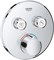 Grohtherm SmartControl Внешняя часть смесителя на 2 выхода, хром 29145000 - фото 49826