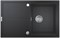K400 Композитная мойка с крылом,780 x 500, черный гранит 31639AP0 - фото 50043