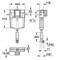 GD2 Смывной бачок скрытого монтажа для унитаза, вкл.пневматический смывной клапан 38661000