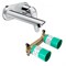 Set HG Novus смеситель для раковины из стены (71127000+13622180) 71127000S - фото 51856