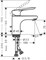 HG Logis E смеситель для раковины 70 71160000 - фото 51867 HG Logis E смеситель для раковины 70 71160000 - фото 51867