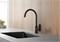 ОБЕРОН смеситель для кухни, матовый черный AQ1282MB