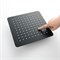 квадратный верхний душ 250*250*2 мм, матовый черный AQ2072MB