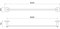 ЕВРОПА полотенцедержатель 600 мм, матовый черный AQ4114MB