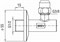 угловой переходник c фильтром и запорным клапаном AV00121CR