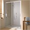 CADA XS CK G2L 12020 VPK 2-створ. раздвижная дверь 1170-1210/2000 с фикс.панелью слева, стекло прозр. ESG Clean CKG2L12020VPK - фото 58676