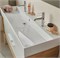 VIVIENNE Керамическая раковина 120х46 см, белая EXBK112-00