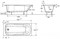 Patio  прямоугольная ванна 150*70 E6810RU-01 - фото 60294 Patio  прямоугольная ванна 150*70 E6810RU-01 - фото 60294