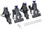 Presqu'ile  Комплект ножек для ванны 145x145 IK045RU-NF - фото 60354