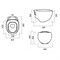 RINGO RIMLESS Унитаз подвесной безободковый белый S1 () WC.WH/Ringo/DM.Rim/WHT.G/S1