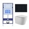 Set AQUATEK ВЕГА (рама AQUATEK Standard INS-0000012 с звукоиз.прокладкой+крепеж KKI-0000002+кнопкаKDI-0000012+унитаз ВЕГА AQ1905-00 с крышкой-сиденьем Set AQUATEK ВЕГА-012 4в1 - фото 60678