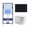 Set AQUATEK КЛАССИК cm (рама AQUATEK Standard INS-0000012 с звукоиз.прокладкой+крепеж KKI-0000002+кнопкаKDI-0000012+унитаз КЛАССИК AQ1112-00 с крышкой SET AQUATEK КЛАССИК cm-012 4в1 - фото 60857