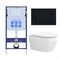 Set AQUATEK ЛЕЯ (рама AQUATEK Standard INS-0000012 с звукоиз.прокладкой+крепеж KKI-0000002+кнопкаKDI-0000012+унитаз ЛЕЯ AQ1199-00 с крышкой-сиденьем SET AQUATEK ЛЕЯ-012 4в1 - фото 60869
