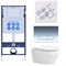 SET AQUATEK ЛЕЯ Т (рама AQUATEK Standard INS-0000012, клавиша KDI-0000016 ,KKI-0000002 крепёж+унитаз ЛЕЯ AQ1199T-00 с тонким сиденьем soft-close SET AQUATEK ЛЕЯ Т-016 4в1 - фото 60873