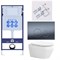 SET AQUATEK ЛЕЯ Т (рама AQUATEK Standard INS-0000012, клавиша KDI-0000035 ,KKI-0000002 крепёж+унитаз ЛЕЯ AQ1199T-00 с тонким сиденьем soft-close SET AQUATEK ЛЕЯ Т-035 4в1 - фото 60880