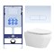 SET AQUATEK ЛЕЯ-013 4в1 (рама AQUATEK Standard INS-0000012+крепеж KKI-0000002+клавиша KDI-0000013+унитаз ЛЕЯ AQ1199-00 с тонким сиденьем soft-close) SET AQUATEK ЛЕЯ cm-013 4в1 - фото 60885