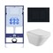 Set AQUATEK ЛИРА (рама AQUATEK Standard INS-0000012 с звукоиз.прокладкой+крепеж KKI-0000002+кнопкаKDI-0000012+унитаз ЛИРА AQ1155-00 с крышкой-сиденьем SET AQUATEK ЛИРА-012 4в1 - фото 60952