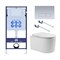 SET AQUATEK МИЯ 4в1 (рама AQUATEK Standard INS-0000012+ крепеж KKI-0000002+клавиша KDI-0000014+унитаз МИЯ AQ2004-00 с тонким сиденьем soft-close SET AQUATEK МИЯ-014 4в1 - фото 60979