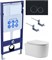 SET AQUATEK МИЯ 4в1 (рама AQUATEK Standard INS-0000012+ кркпеж KKI-0000002+клавиша KDI-0000020+унитаз МИЯ AQ2004-00 с тонким сиденьем soft-close SET AQUATEK МИЯ-020 4в1 - фото 60982