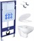 SET Комплект 4 в 1 (Aquatek рама Standart INS-0000012 с крепежом KKI-0000002 + Grohe Bau Ceramic унитаз 39427000 с сиденьем (с микролифтом) 39493000) SET Aquatek + Grohe - фото 61135
