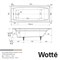 Wotte Forma 1700х700х445 ванна чугунная (БП-э00д1468) Forma 1700x700 - фото 61587 Wotte Forma 1700х700х445 ванна чугунная (БП-э00д1468) Forma 1700x700 - фото 61587