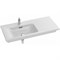 XAC112K-Z-00+EB2045-RA-G1C Комплект Vox раковина столешница 100 см с мебелью (100 см) с 3 выдвижными ящичками, белый бл. лак XAC112K-Z-00+2045-RA-G1C