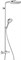 HG Raindance Select Showerpipe S 240 1jet PowderRain душевая система 27633000 - фото 64397