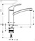 HG Focus M41 смеситель для кухни 31806000