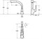 ELATE смеситель для кухни с выдвижным изливом E13963-CP - фото 65409