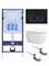 SET AQUATEK ЛЕЯ Т (рама AQUATEK Standard INS-0000012, клавиша KDI-0000020 ,KKI-0000002 крепёж+унитаз ЛЕЯ AQ1199T-00 с тонким сиденьем soft-close SET AQUATEK ЛЕЯ Т-0-20 4в1 - фото 65673