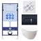 SET AQUATEK ПОЛАРИС (рама AQUATEK Standard INS-0000012+унитаз ПОЛАРИС AQ0700-00 с тонким сиденьем soft-close+ крепеж KKI-0000002 +панель KDI-0000045) SET AQUATEK ПОЛАРИС-045 4в1 - фото 65729