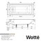 Wotte Line 1700х700х392 ванна чугунная (БП-э00д1467) Line 1700x700 - фото 65779 Wotte Line 1700х700х392 ванна чугунная (БП-э00д1467) Line 1700x700 - фото 65779