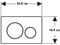 Клавиша смыва Sigma 20, двойной смыв, к 111.300/350/361/362/380/390/796 черный матовый лак, легко чистящееся покрытие, черный 115.882.16.1 - фото 66226 Клавиша смыва Sigma 20, двойной смыв, к 111.300/350/361/362/380/390/796 черный матовый лак, легко чистящееся покрытие, черный 115.882.16.1 - фото 66226