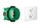 Set HG Ecostat Square термостатический смеситель для душа (15714700+01800180), матовый белый 15714700S - фото 66277