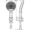 HG Rainfinity 130 3 jet душевой набор cо шлангом 160см матовый белый 26851700