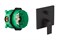 Set HG Vernis Shape смеситель для ванны матовый черный (71468670+01800180) 71468670S - фото 66496