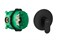 Set HG Rebris S смеситель для душа (72667670+01800180), матовый черный 72667670S - фото 66522